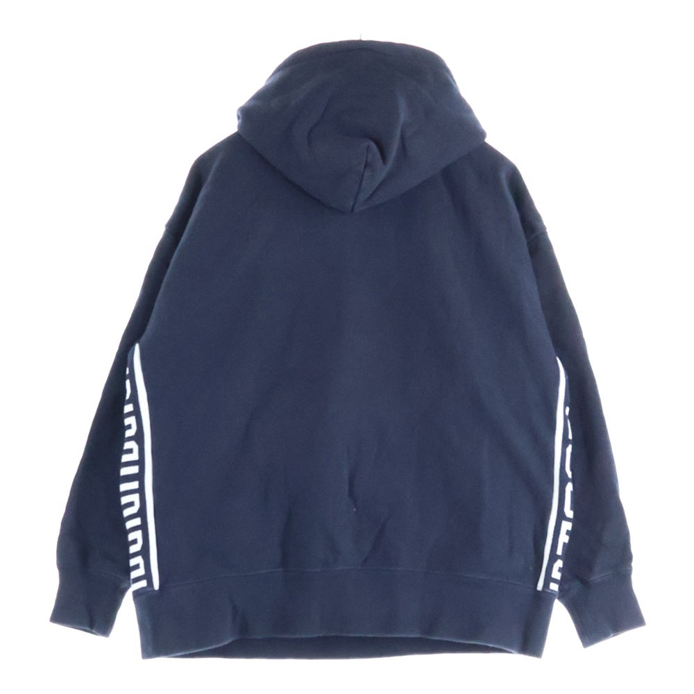 SSZ(エスエスズィー) サイドロゴ コットン フーディー スウェットパーカー ネイビー 11-13-2565-120