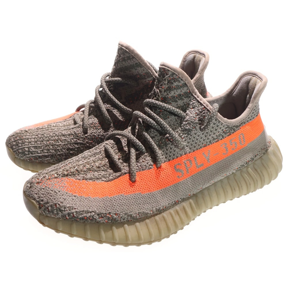 adidas(アディダス) YEEZY BOOST 350 V2 BELUGA イージーブースト 350 V2 ベルーガ ローカットスニーカー グレー/オレンジ US7/25cm BB1826