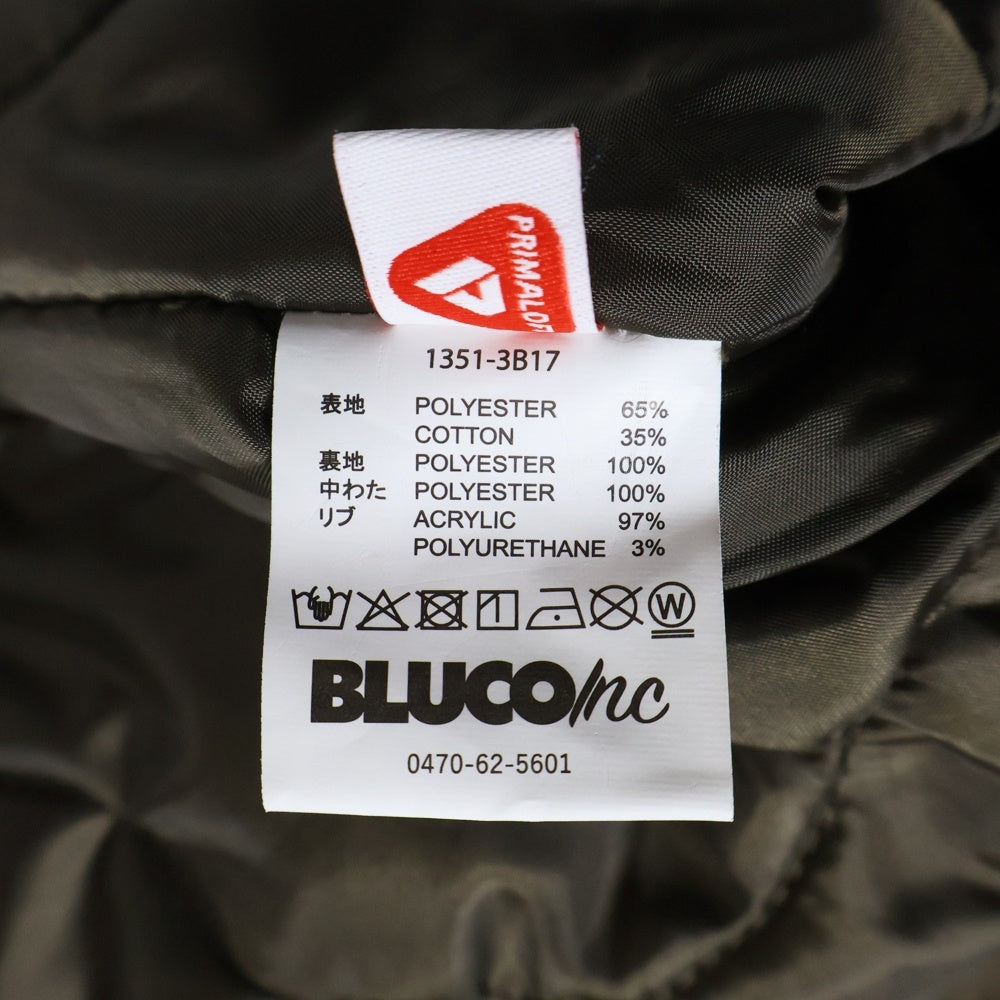 BLUCO(ブルコ) QUILTING COACH JACKET 裏地キルティング コーチジャケット ブルゾン ベージュ 1351-3B17