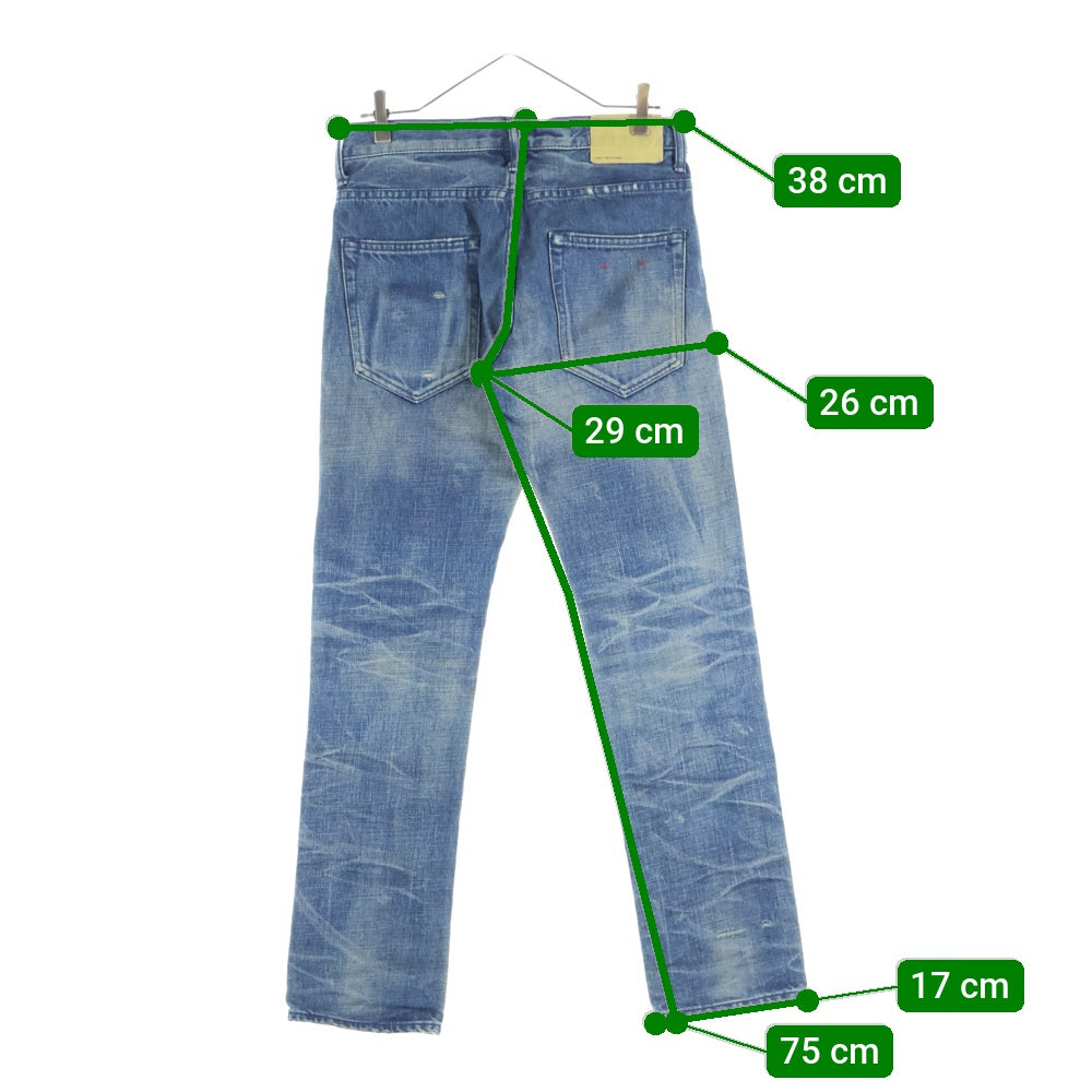 WTAPS(ダブルタップス) BLUES VERY SKINNY ブルーズベリースキニー スリムストレート デニムパンツ インディゴ 122GWDT-PTM05