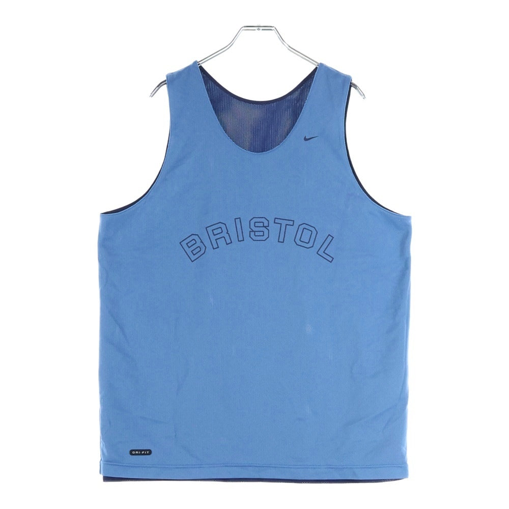 F.C.R.B./F.C.Real Bristol/FCRB(エフシーアールビー/エフシーレアルブリストル) ×NIKE メッシュ リバーシブル タンクトップ ブルー L190514