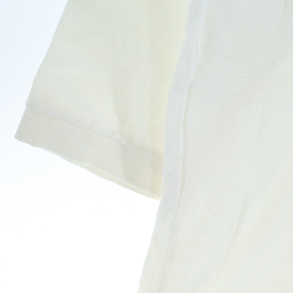 UNDERCOVER(アンダーカバー) フロントポケット ロゴ刺繍 長袖ポロシャツ ホワイト B9817