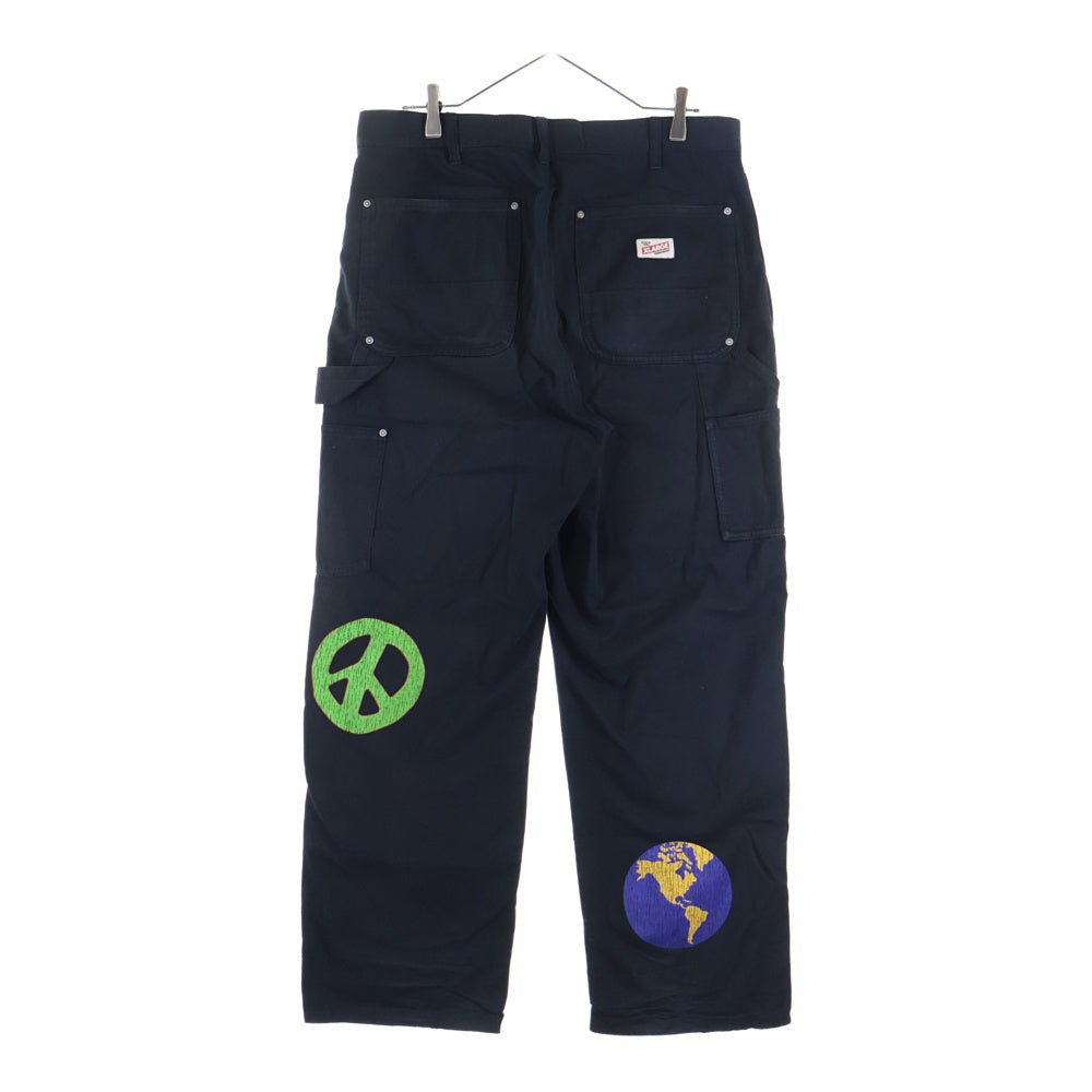 X-LARGE(エクストララージ) DAISY DOUBLE KNEE WORK PANTS デイジー ダブルニー ワークパンツ チノパン ブラック 101231031008