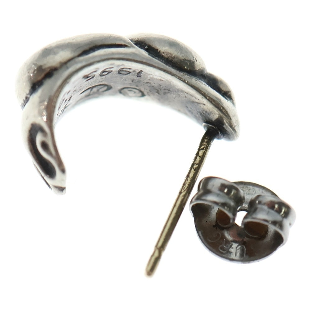 CHROME HEARTS(クロムハーツ) CARVED TEARDROP カーブドティアドロップ ピアス シルバー BCA091