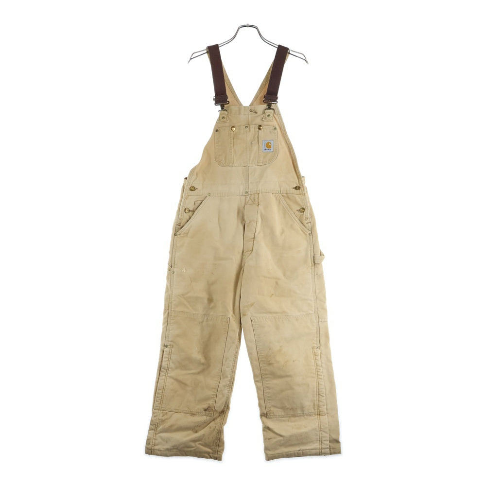 CARHARTT(カーハート) ロゴワッチ ダブルニー オーバーオール ベージュ