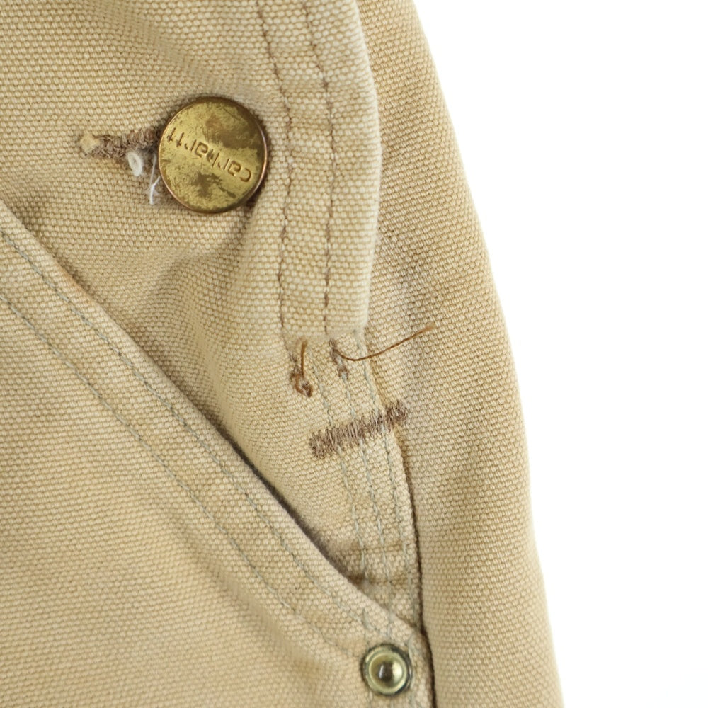 CARHARTT(カーハート) ロゴワッチ ダブルニー オーバーオール ベージュ