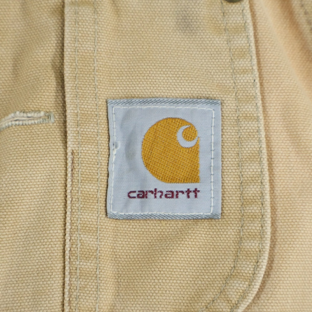 CARHARTT(カーハート) ロゴワッチ ダブルニー オーバーオール ベージュ