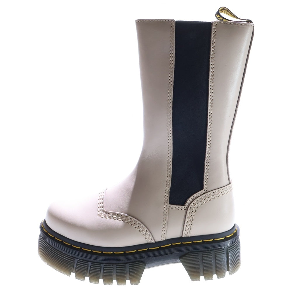 Dr.Martens(ドクターマーチン) Audrick Chelsea Tall Boots サイドゴア オードリック チェルシー ブーツ レディース ベージュ 30966348
