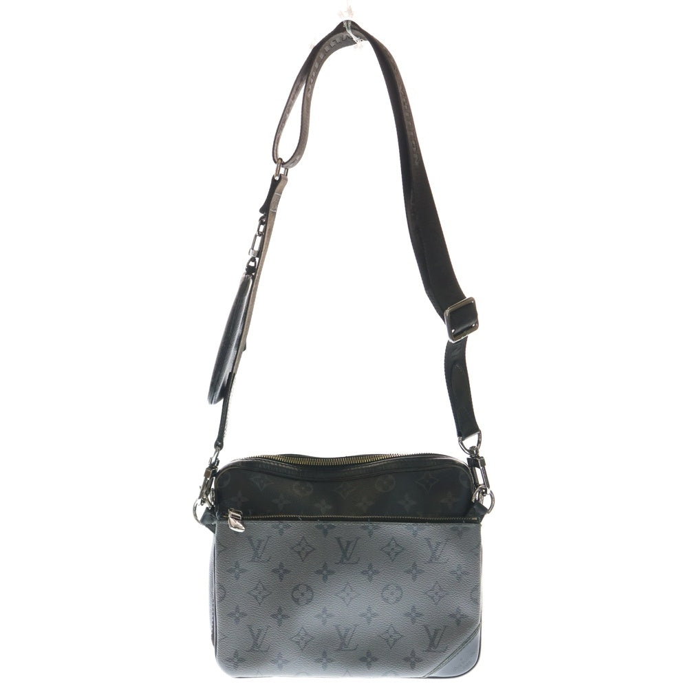 LOUIS VUITTON(ルイヴィトン) モノグラムエクリプス トリオメッセンジャー ショルダーバッグ ポーチ付き グレー M69443 レディース