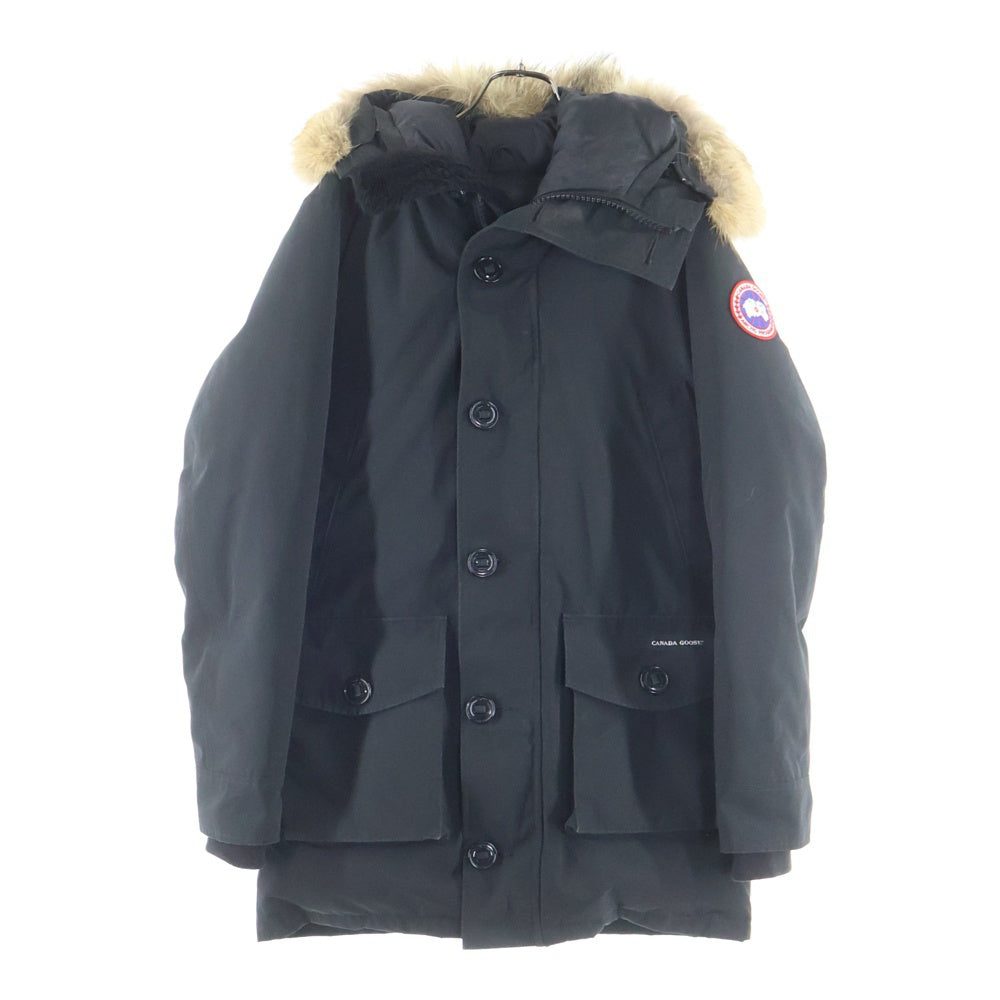 CANADA GOOSE(カナダグース) YORK TON ヨークトン ファー付 フーディ ダウン ジャケット ブラック 2072JM