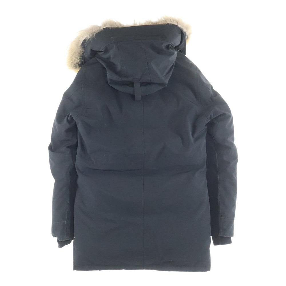CANADA GOOSE(カナダグース) YORK TON ヨークトン ファー付 フーディ ダウン ジャケット ブラック 2072JM