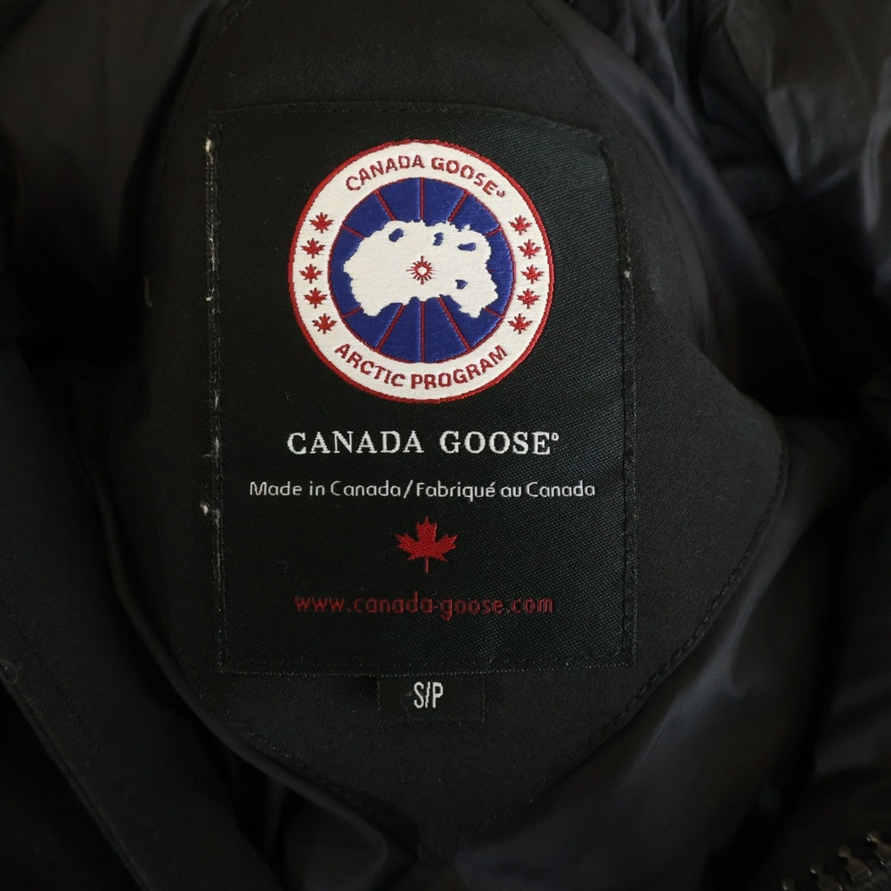 CANADA GOOSE(カナダグース) YORK TON ヨークトン ファー付 フーディ ダウン ジャケット ブラック 2072JM