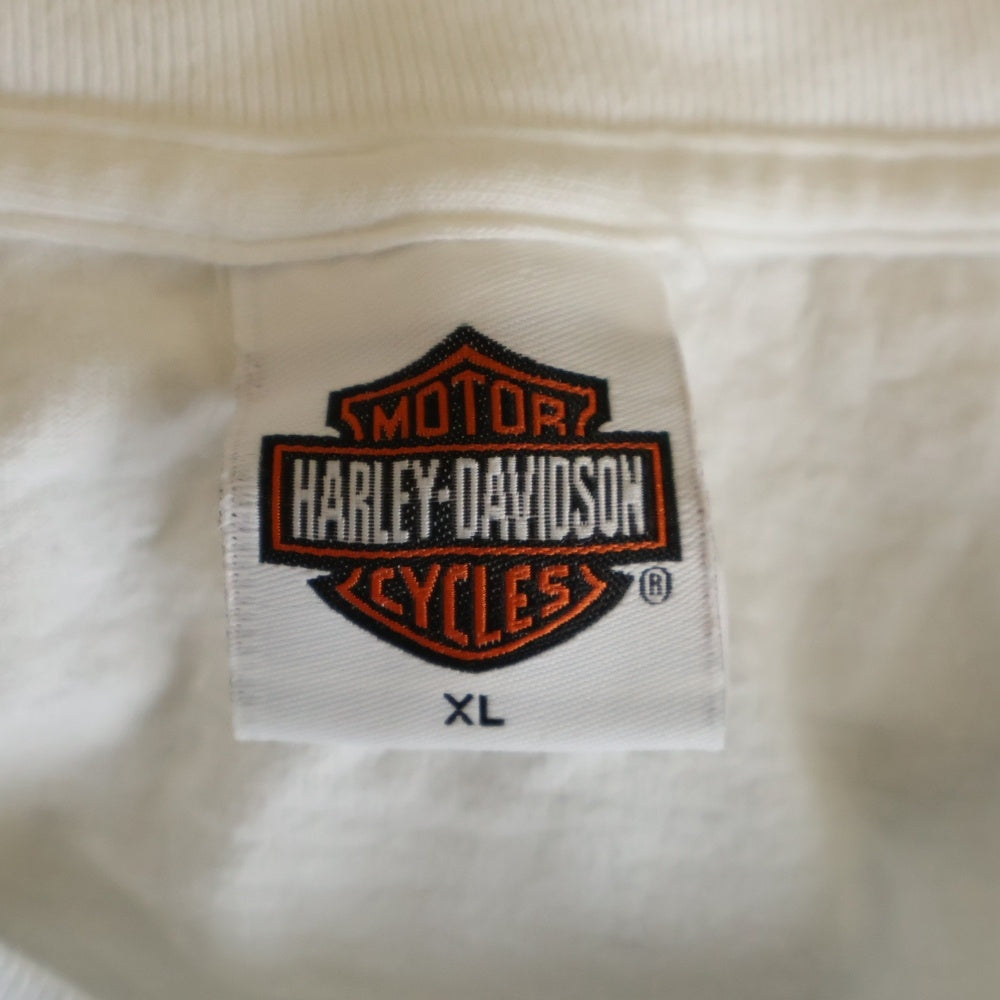 HARLEY DAVIDSON(ハーレーダビッドソン) MISSOURI 両面プリント 半袖Tシャツ カットソー ホワイト