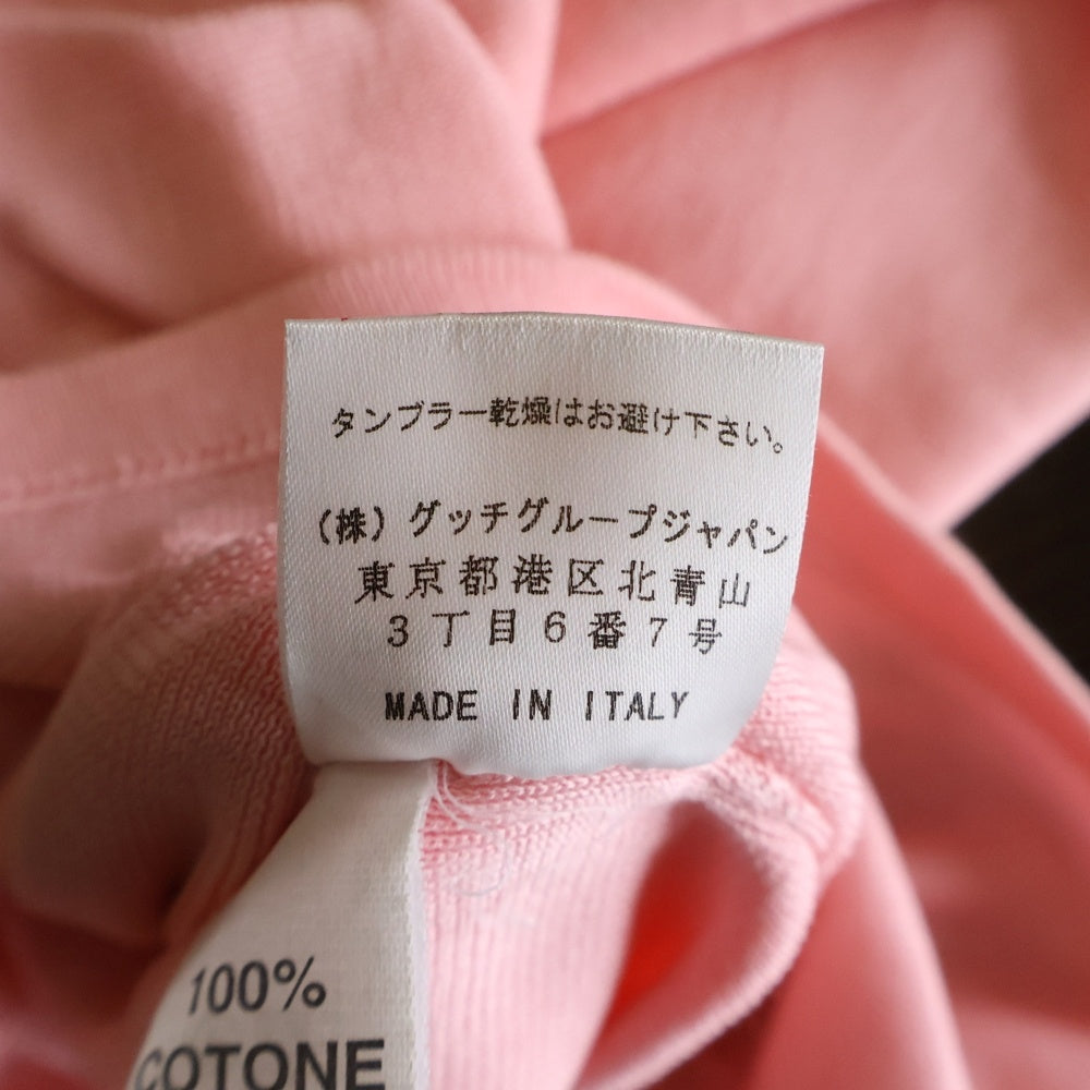 GUCCI(グッチ) コットン ノースリーブTシャツ タンクトップ ピンク 091302 レディース