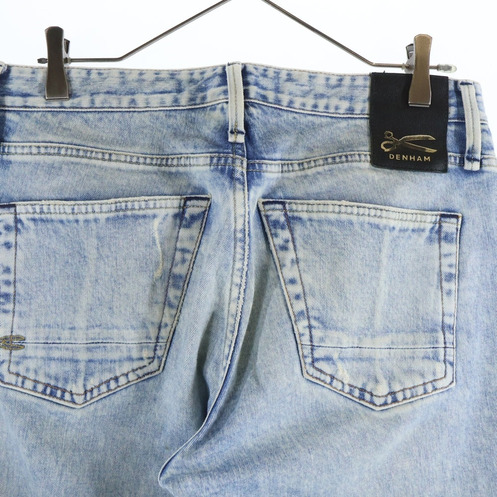 DENHAM(デンハム) RAZOR GRESGS ダメージ加工 ストレートデニムパンツ インディゴ 01-17-05-11-007