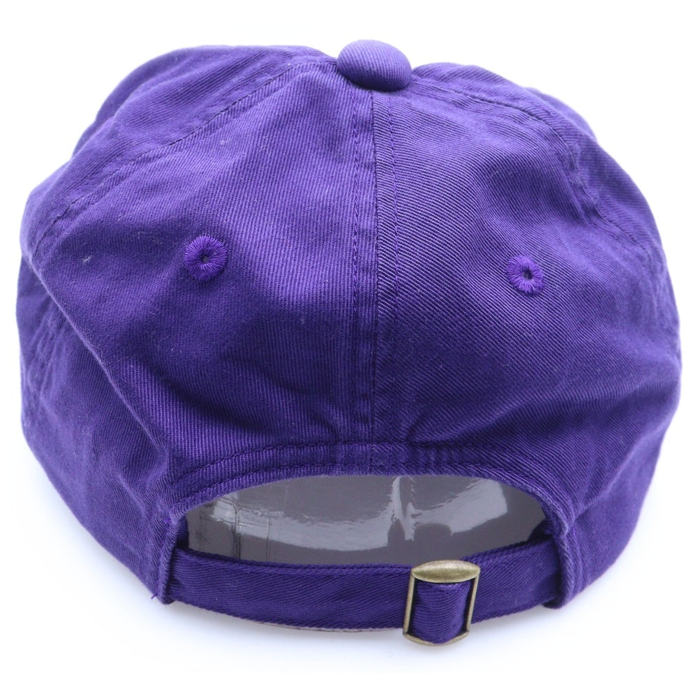 HYSTERIC GLAMOUR(ヒステリックグラマー) HG RAINBOW ロゴ刺繍 6パネル ベースボールキャップ パープル 02251QH06