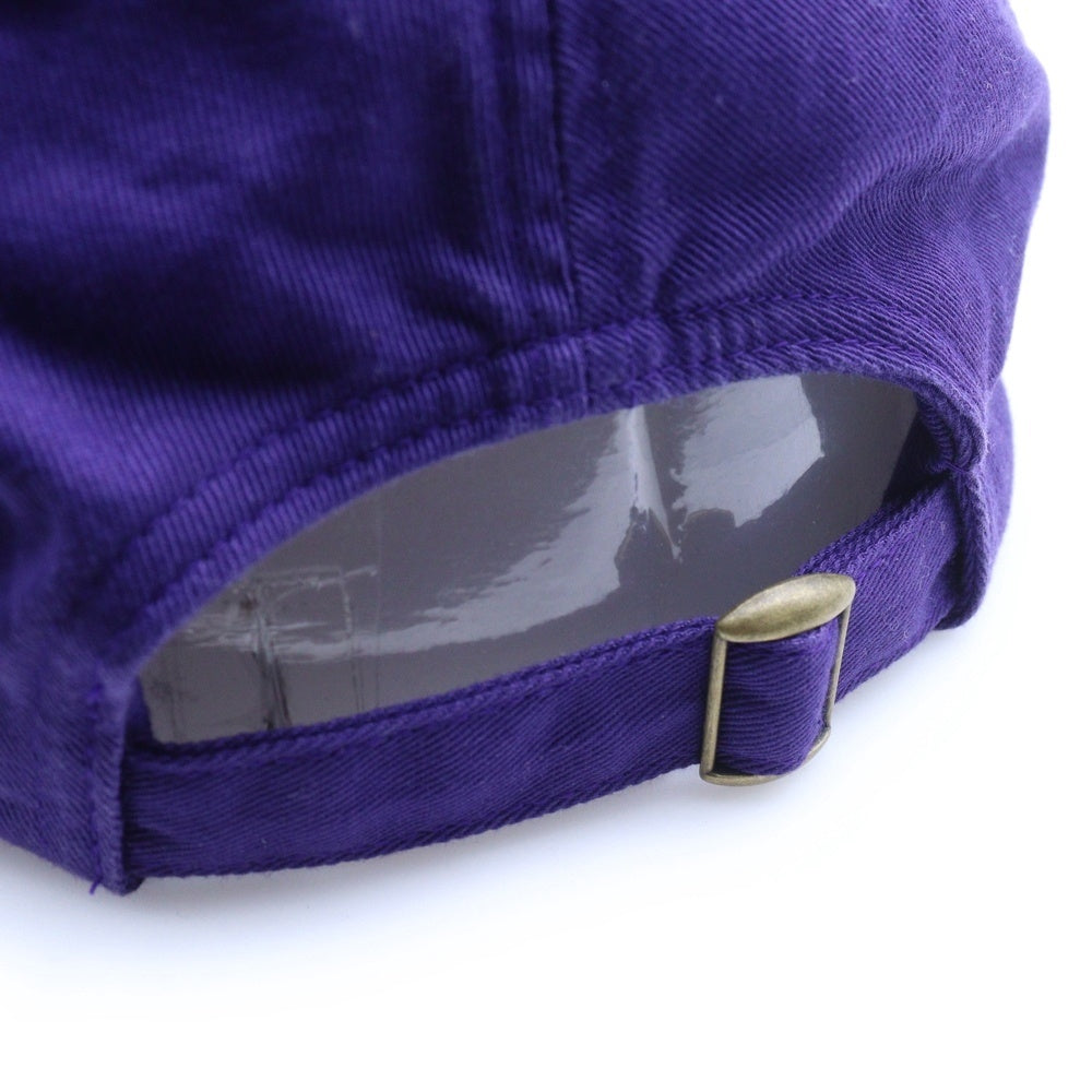 HYSTERIC GLAMOUR(ヒステリックグラマー) HG RAINBOW ロゴ刺繍 6パネル ベースボールキャップ パープル 02251QH06