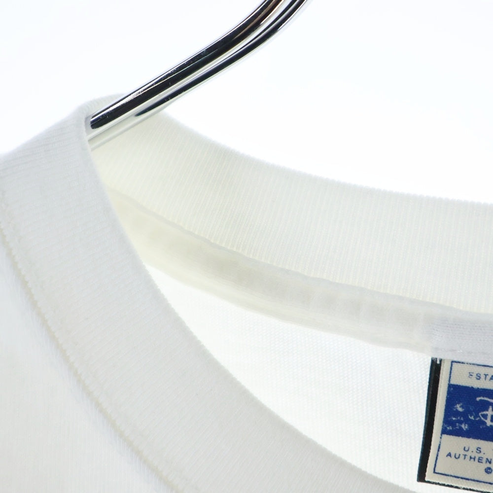 BOUNTY HUNTER(バウンティーハンター) 00s × Disney ディズニー ピート フロントプリント クルーネック 半袖Tシャツ カットソー ホワイト