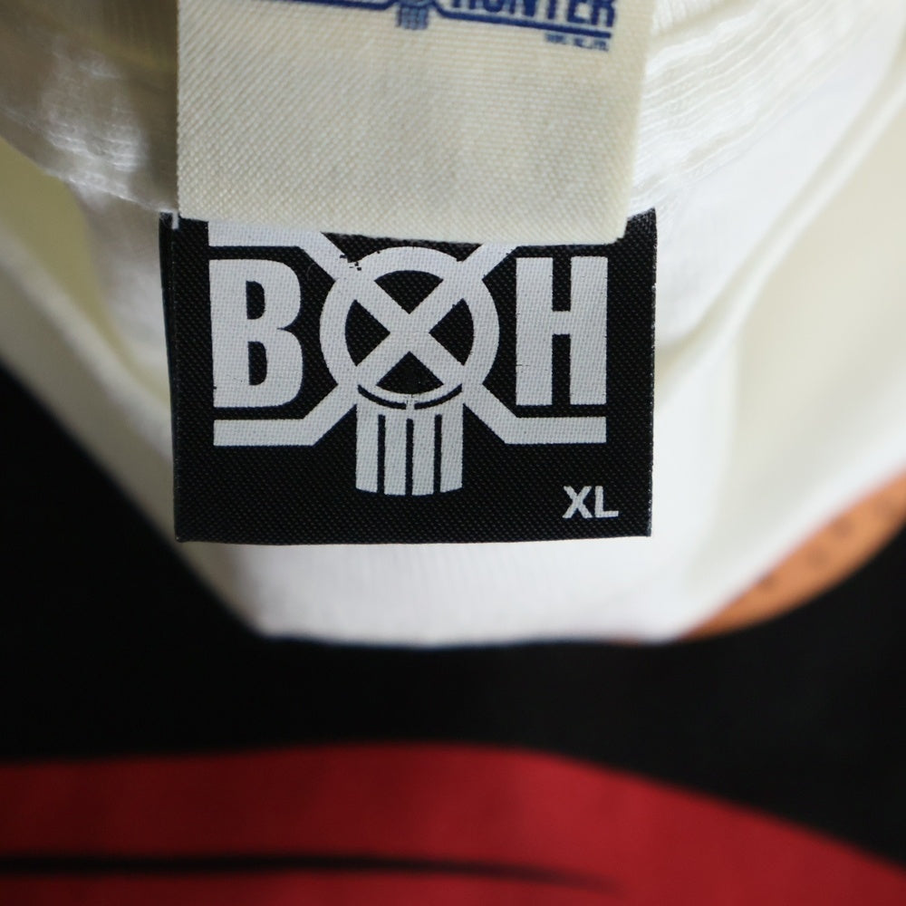 BOUNTY HUNTER(バウンティーハンター) 00s × Disney ディズニー ピート フロントプリント クルーネック 半袖Tシャツ カットソー ホワイト