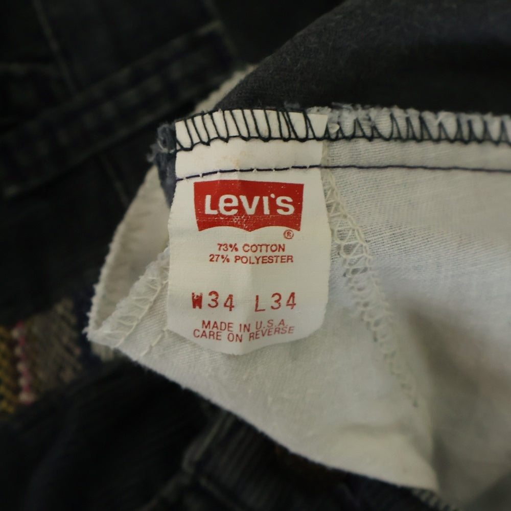 Levi's(リーバイス) 80s 519 カスタム コーデュロイ パンツ ネイビー 519-1517