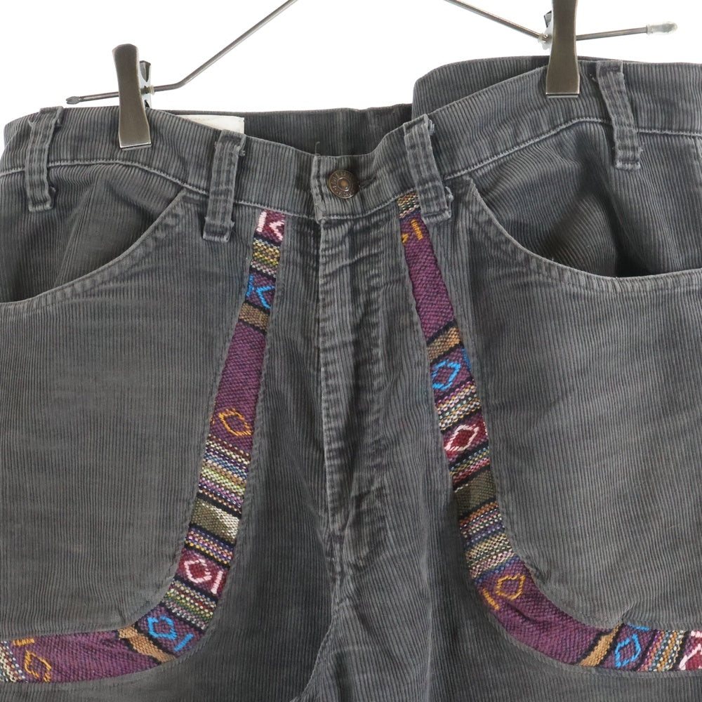 Levi's(リーバイス) 80s 519 カスタム コーデュロイ パンツ チャコール 519-1557