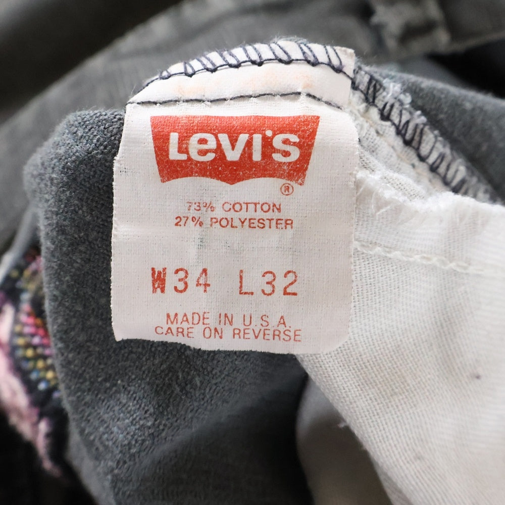 Levi's(リーバイス) 80s 519 カスタム コーデュロイ パンツ チャコール 519-1557