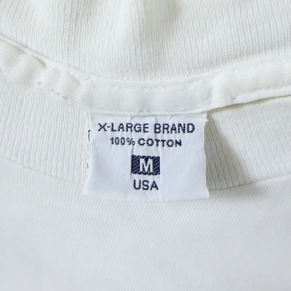 X-LARGE(エクストララージ) 90s DOGGY Tee 初期 USA製 ドギー ビーグル フォトプリント クルーネック 半袖Tシャツ カットソー ホワイト