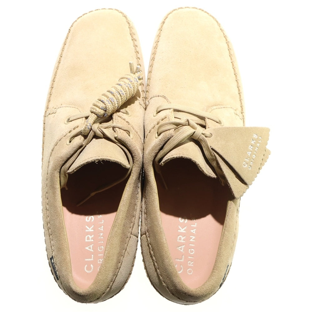 Clarks(クラークス) Weaver GTX ワラビー ゴアテックス ローカットスニーカー ベージュ US8/25.5cm 26171485
