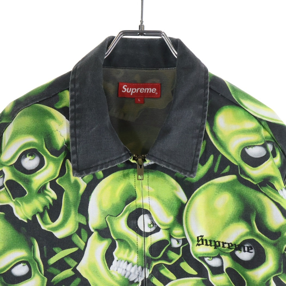 SUPREME(シュプリーム) 18SS Skull Pile Work Jacket スカルパイル ワークジャケット ジャケット ブラック