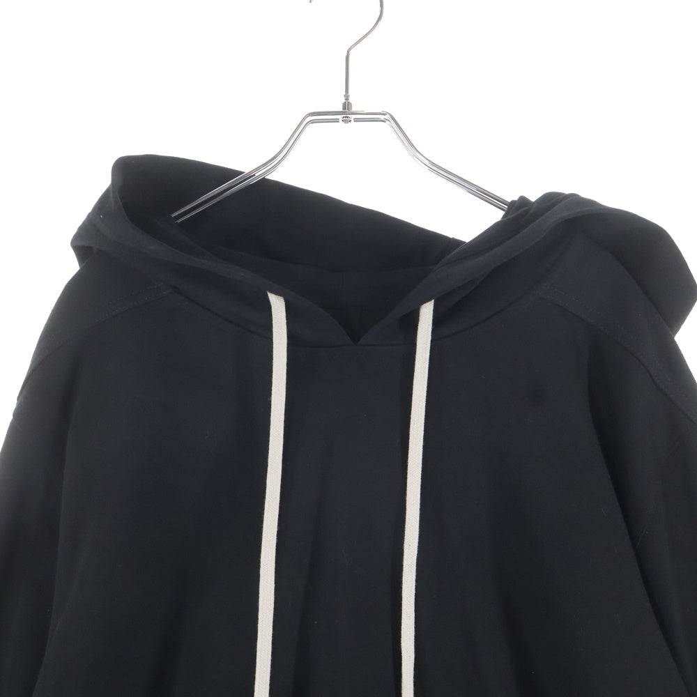 Rick Owens(リックオウエンス) 25AW Drawstring Hoodie ドローストリング プルオーバーパーカー フーディー ブラック RU02E1281-BA