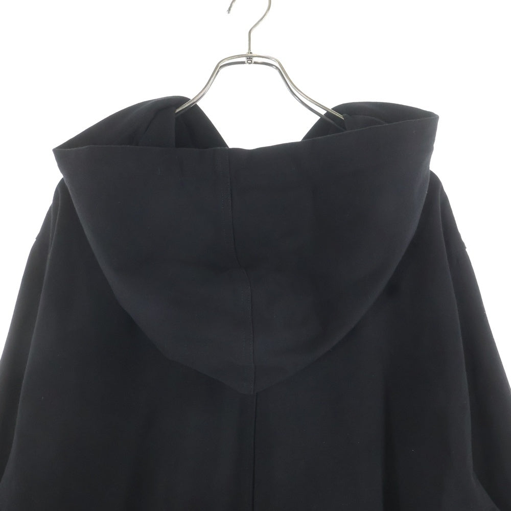 Rick Owens(リックオウエンス) 25AW Drawstring Hoodie ドローストリング プルオーバーパーカー フーディー ブラック RU02E1281-BA