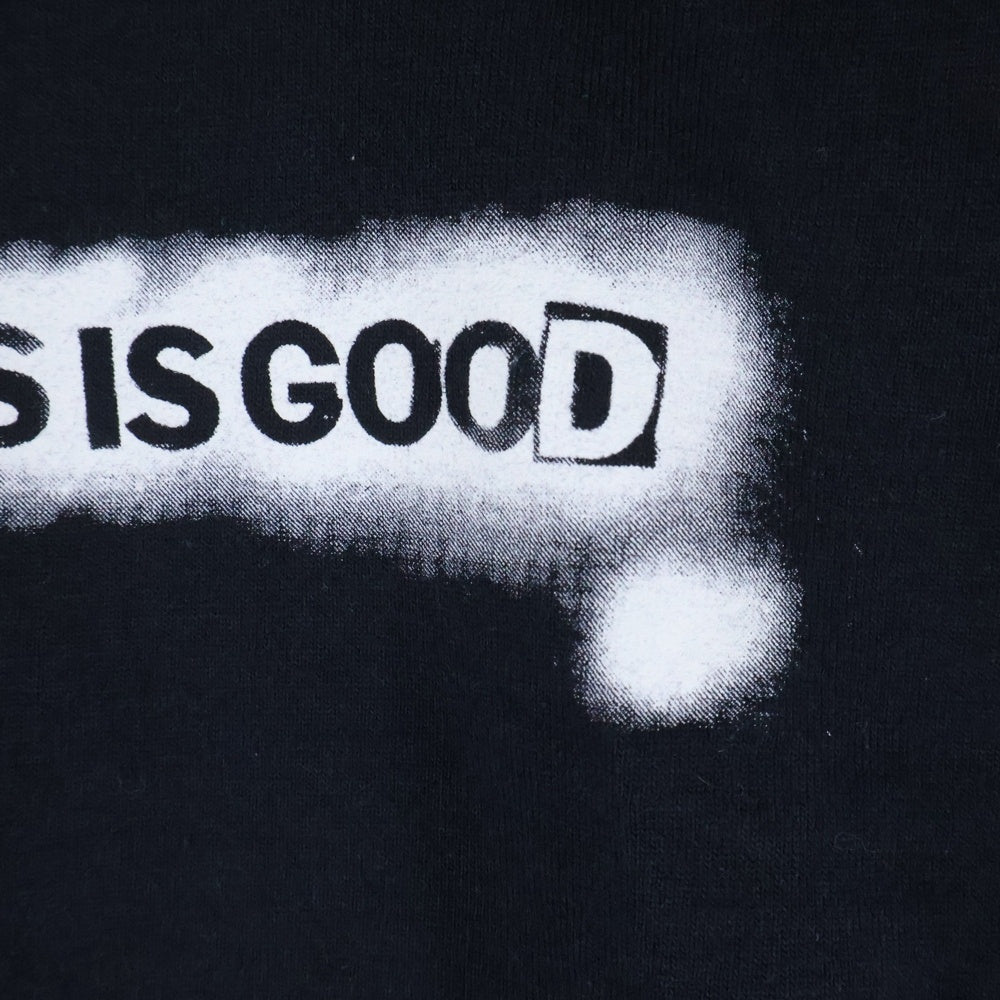 VINTAGE(ヴィンテージ) 00s BACKYARD BABIES MAKING ENEMIES IS GOOD フロントプリント 半袖Tシャツ カットソー ブラック