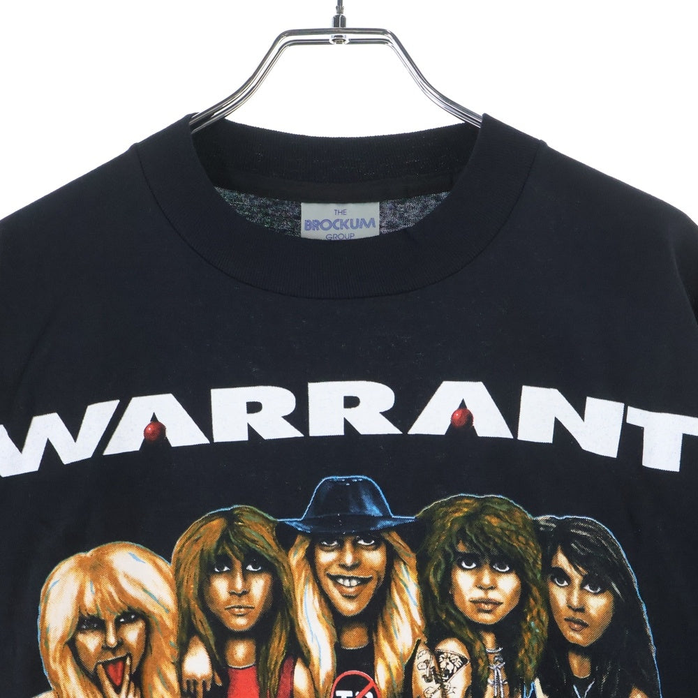 VINTAGE(ヴィンテージ) 90s WARRANT CENSOR THIS ウォレント センサーディス 両面プリント 半袖Tシャツ カットソー ブラック