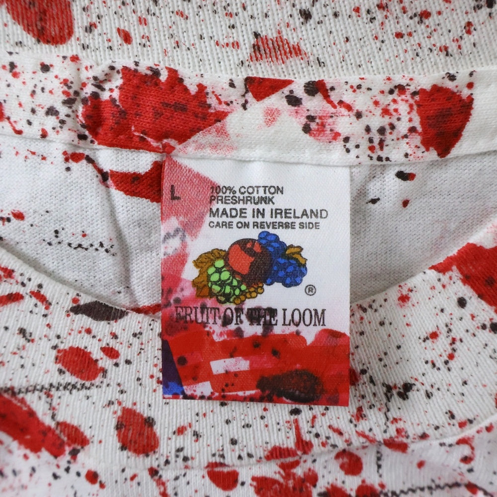 VINTAGE(ヴィンテージ) 90s POISON FLESH&BLOOD ALL OVER PRINT TEE ポイズン フレッシュアンドブラッド オールオーバープリント 半袖Tシャツ カットソー マルチ