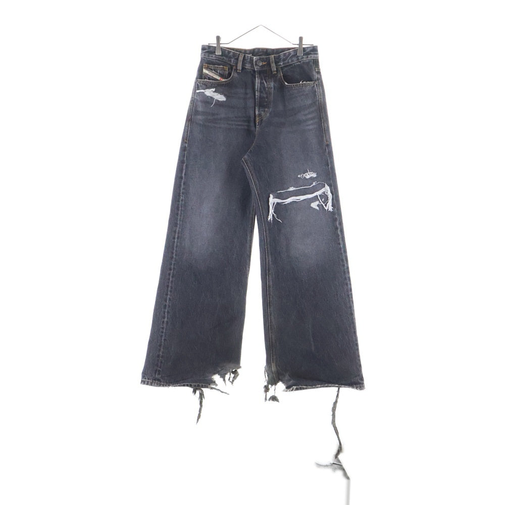 DIESEL(ディーゼル) Relaxed Jeans D-Rise リラックス Dライズ ルーズフィット ウォッシュド デニムパンツ ブラック A06371