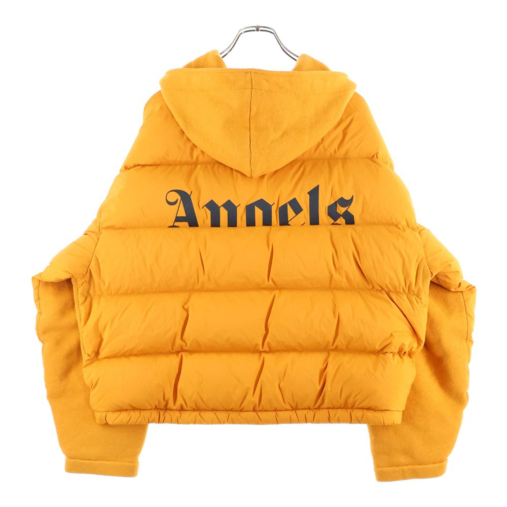 MONCLER GENIUS(モンクレール ジーニアス) 21AW × Palm Angels DOWN HOODIE パーム エンジェルス ロゴワッペン バックプリント ダウンジャケット G209L8N00004 899IA