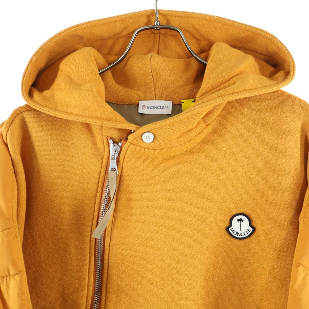 MONCLER GENIUS(モンクレール ジーニアス) 21AW × Palm Angels DOWN HOODIE パーム エンジェルス ロゴワッペン バックプリント ダウンジャケット G209L8N00004 899IA