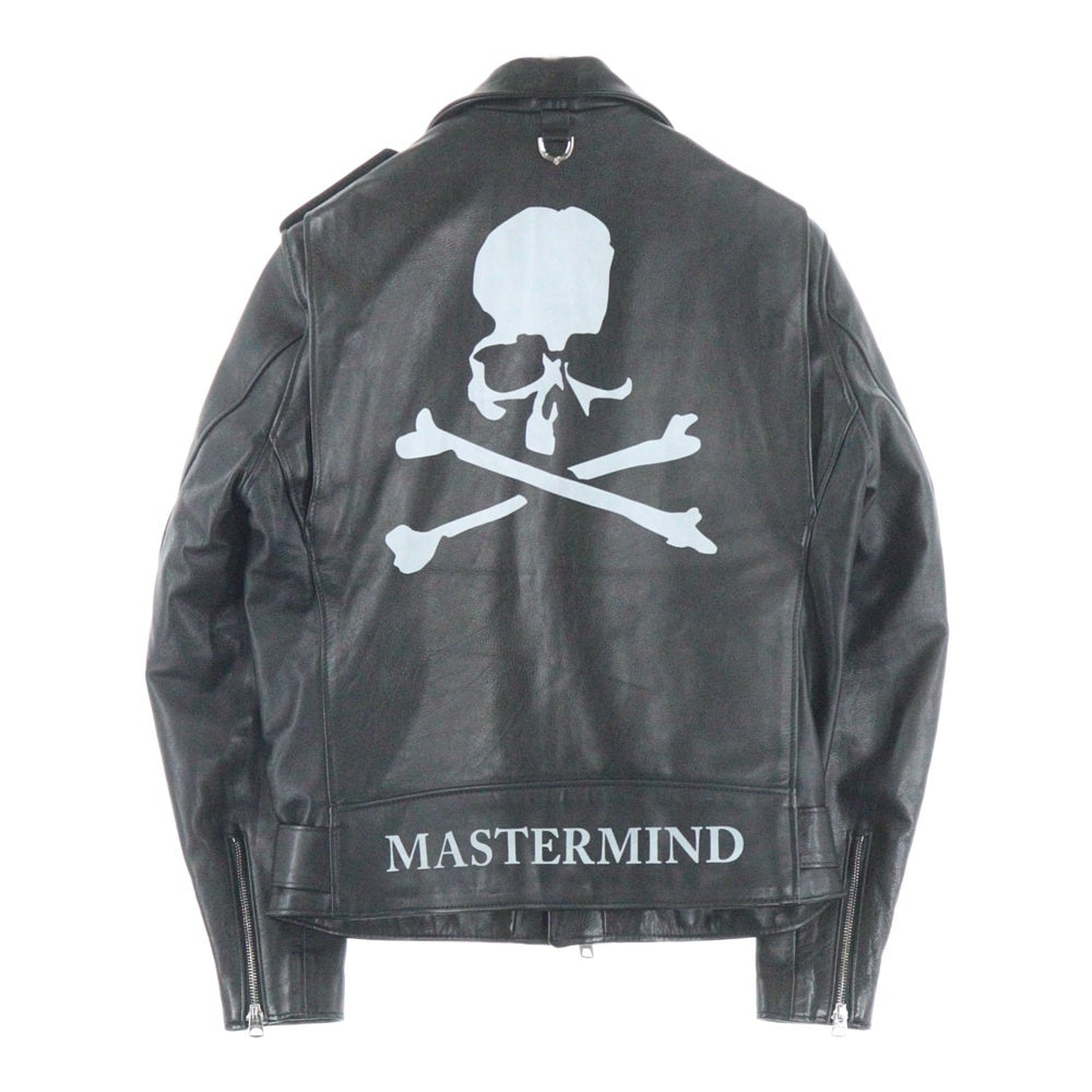 mastermind JAPAN(マスターマインドジャパン) ×Schott One Star Riders 613MM ショット ワンスター レザー ダブルライダースジャケット ブラック 996-9217613