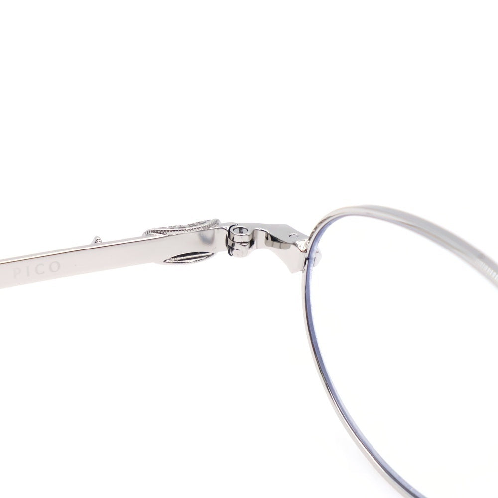 GENTLE MONSTER(ジェントルモンスター) PICO 02 ピコ 02 オーバル 折りたたみ サングラス 眼鏡 アイウェア シルバー