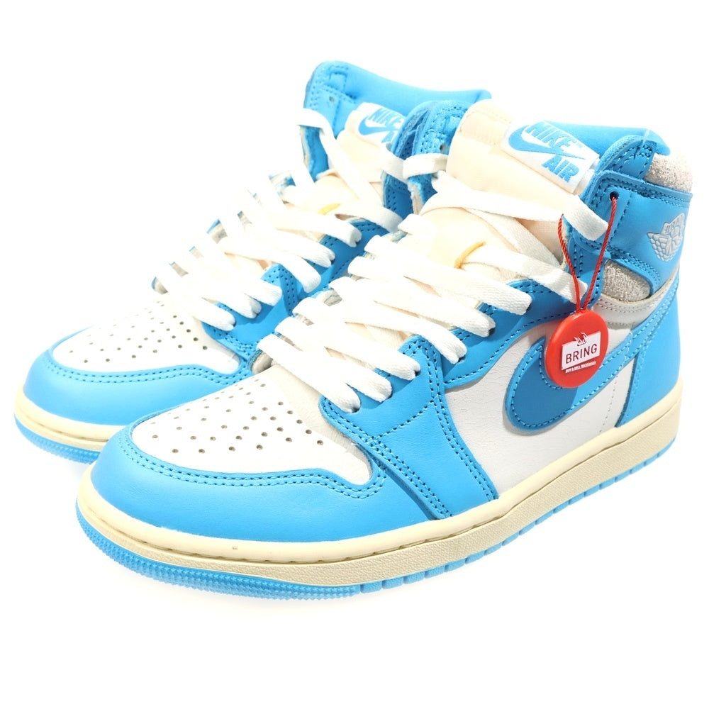 NIKE(ナイキ) AIR JORDAN 1 RETRO HIGH OG UNC REIMAGINED エアジョーダン1 レトロ リイマジンド ハイカットスニーカー ブルー/ホワイト US7/25cm DZ5485-402