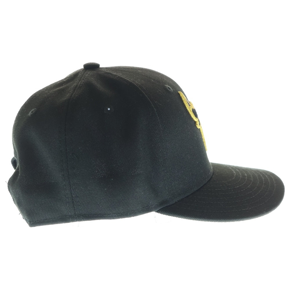 NEW ERA(ニューエラ) シカゴブルズ ロゴ刺繍 6パネルベースボールキャップ 帽子 ブラック