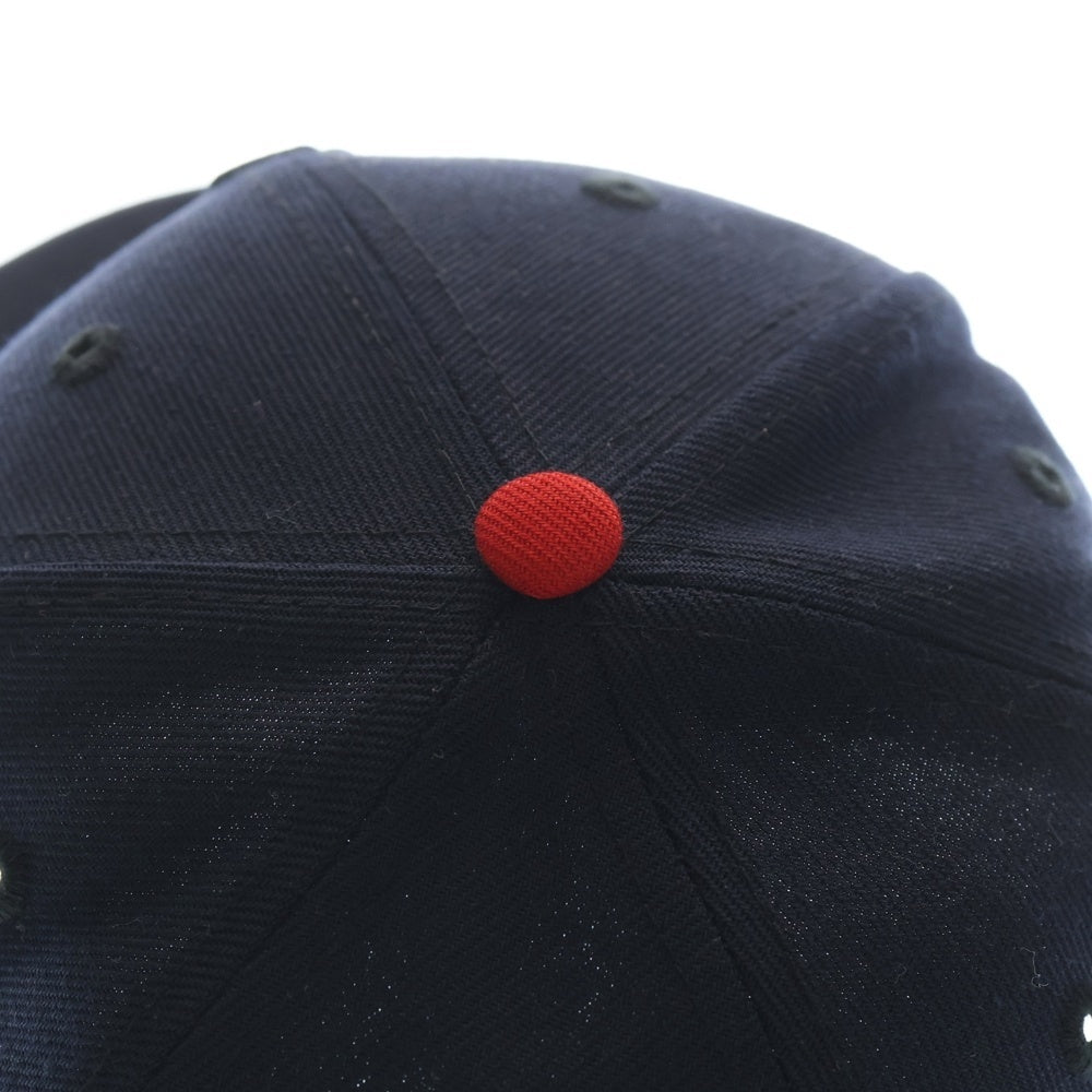 NEW ERA(ニューエラ) ボストンレッドソックス ロゴ刺繍 6パネルベースボールキャップ 帽子 ネイビー