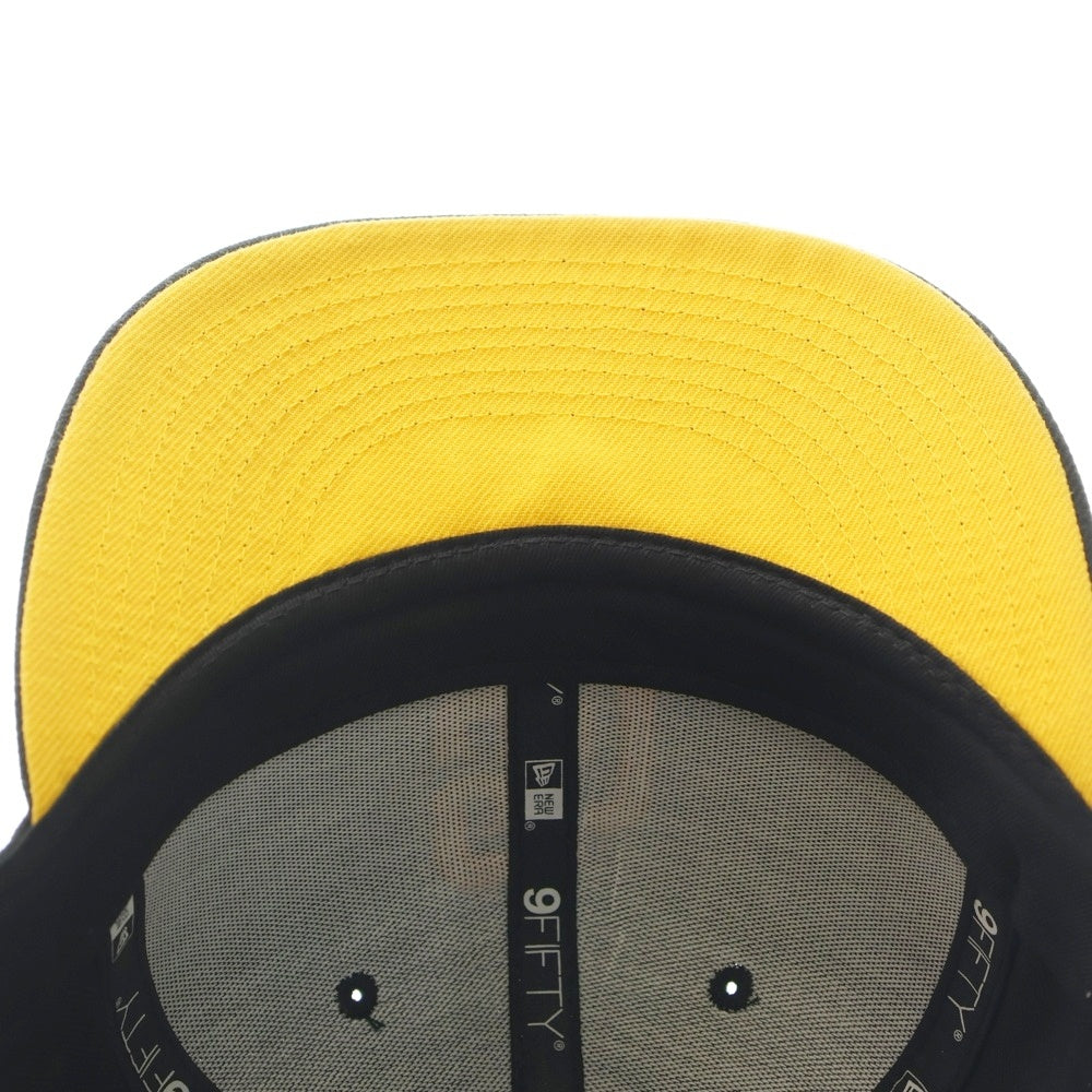 NEW ERA(ニューエラ) サンディエゴパドレス ロゴ刺繍 6パネルベースボールキャップ 帽子 ブラック