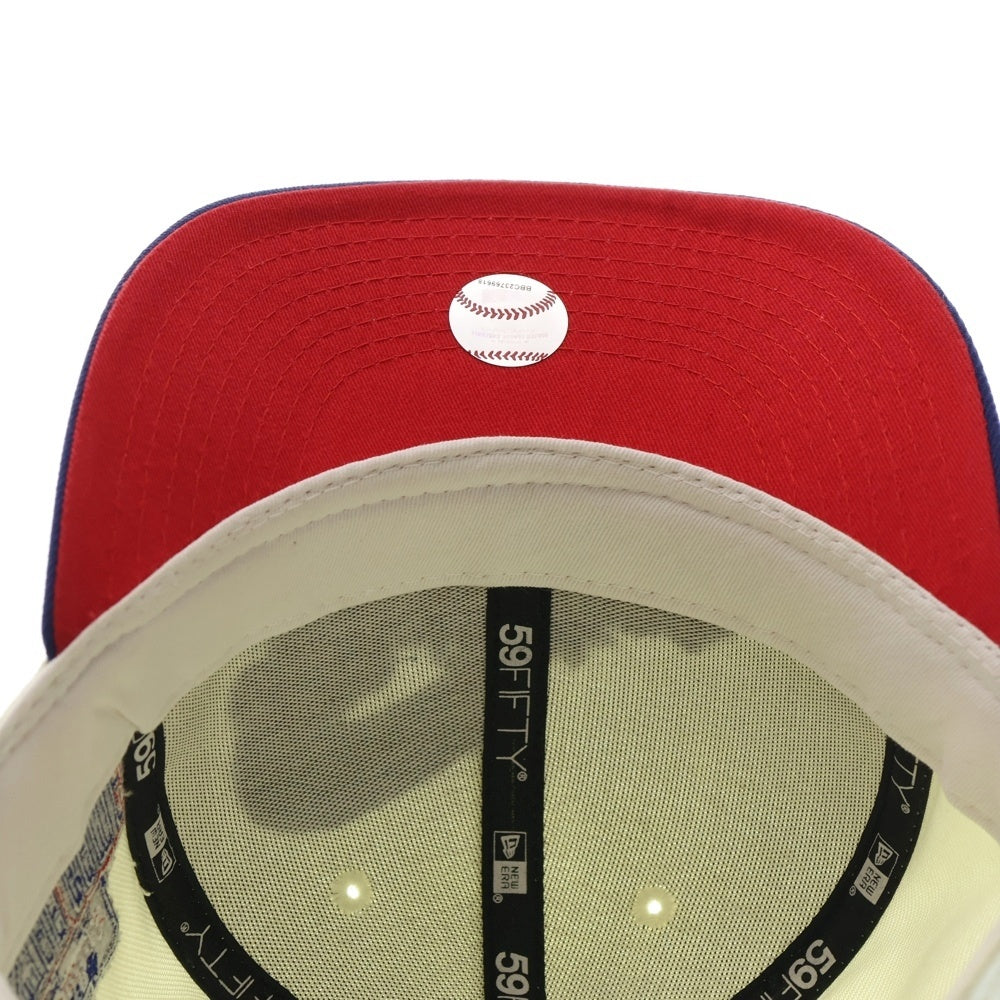NEW ERA(ニューエラ) Philadelphia Phillies 崎山翼 ロゴ刺繍 6パネルベースボールキャップ 帽子 ベージュ