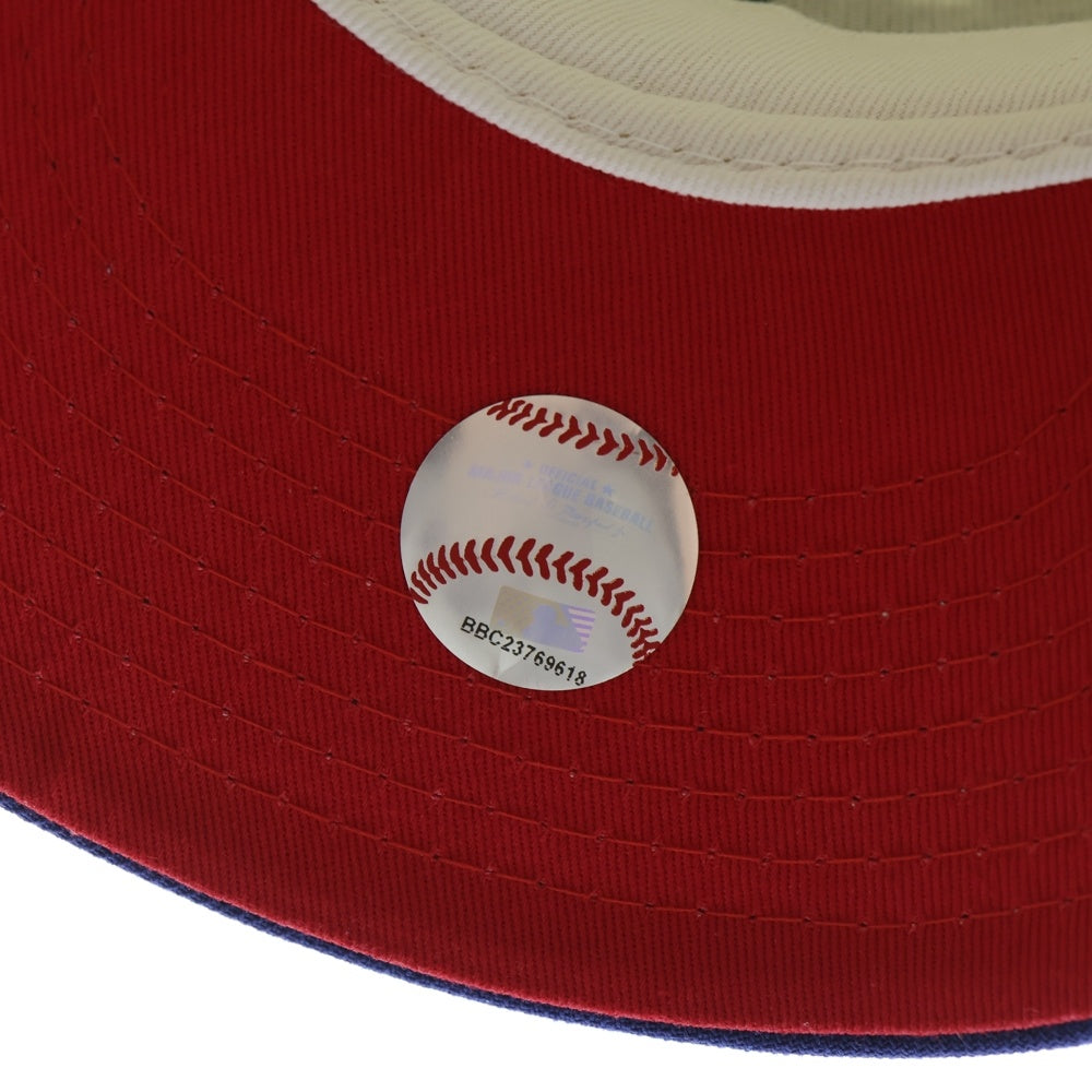 NEW ERA(ニューエラ) Philadelphia Phillies 崎山翼 ロゴ刺繍 6パネルベースボールキャップ 帽子 ベージュ