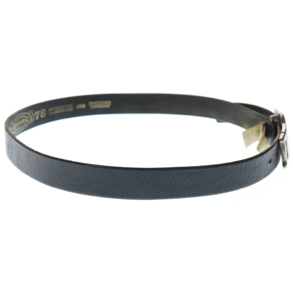 DIESEL(ディーゼル) ロゴバックルベルト レザー ブラック