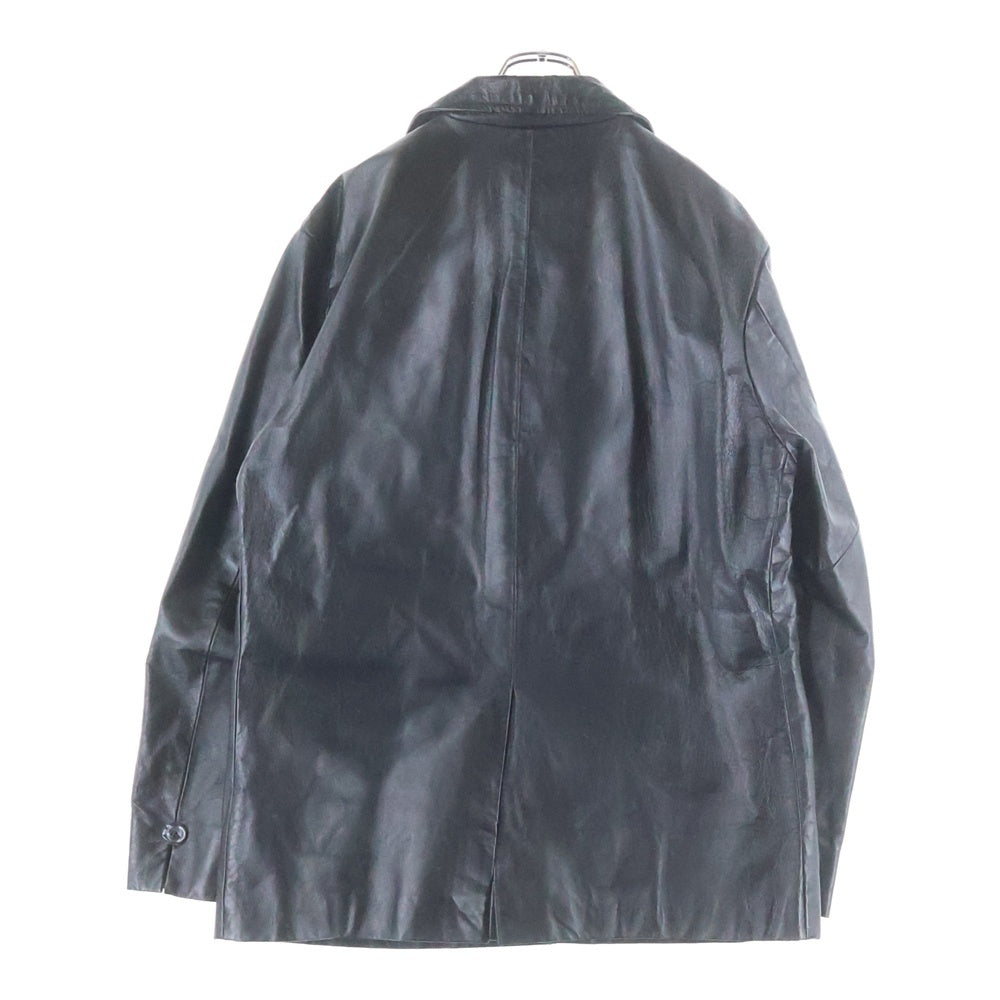 DIESEL(ディーゼル) 90s レザーカーコート ジャケット ブラック