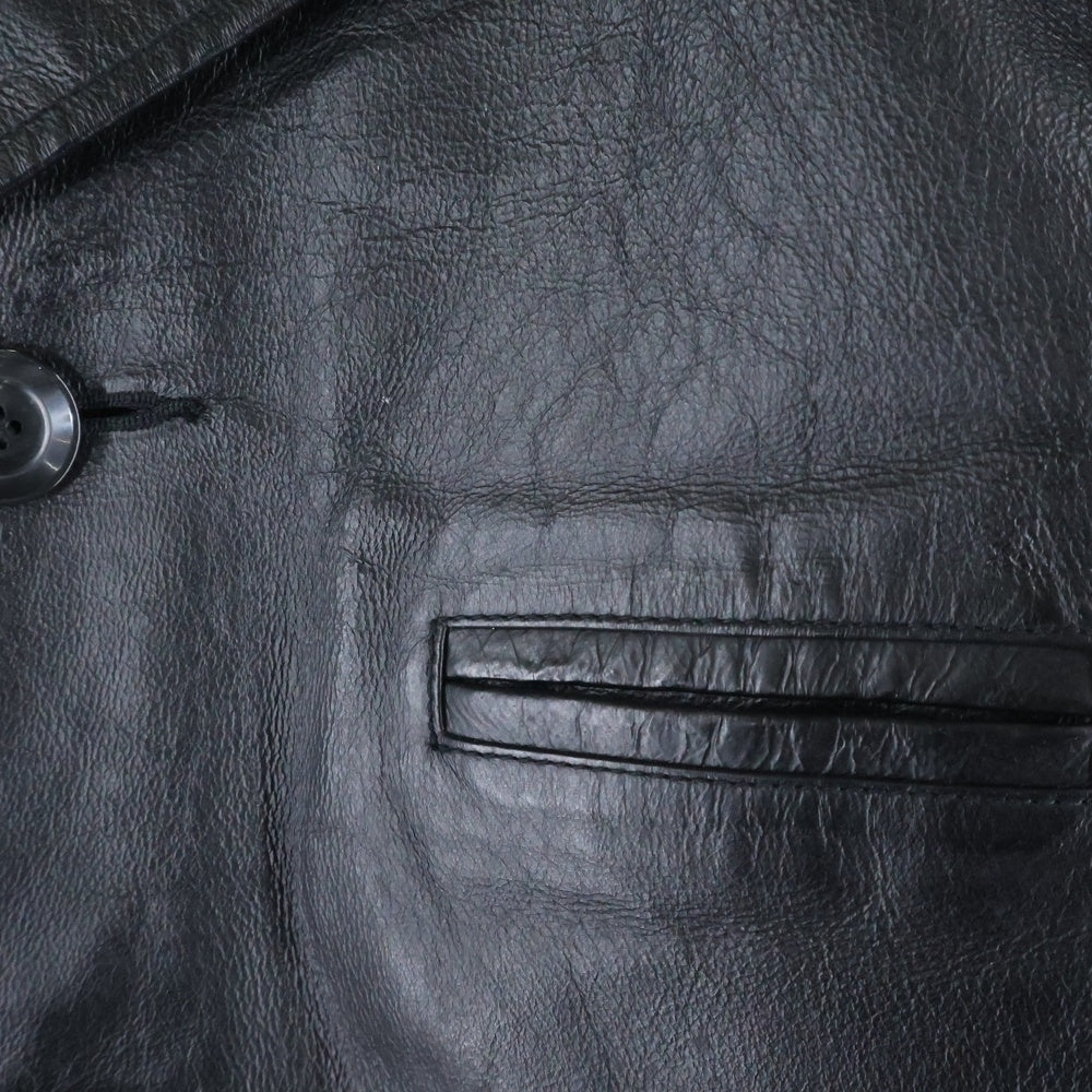 DIESEL(ディーゼル) 90s レザーカーコート ジャケット ブラック