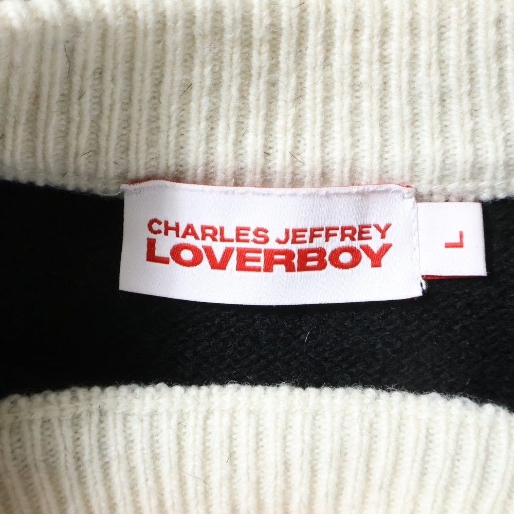 CHARLES JEFFREY LOVERBOY(チャールズジェフリーラバーボーイ) CUTE GROMLIN SWEATER キュート グロムリン ロゴ ニットセーター マルチ