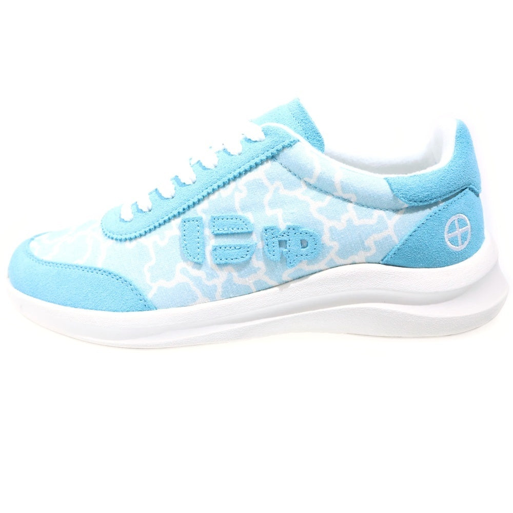 Sangacio(サンガッチョ) × 廣松 KABUKI にゅ~ず ローカットスニーカー ライトブルー US7.5/25.5cm